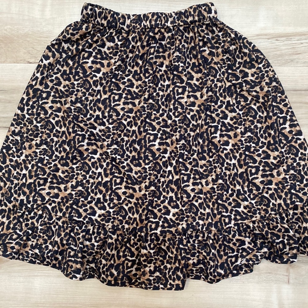 Emma & Elsa Girls Size 7/8 Skirt Bundle. One leopard and one Cheetah. - Picture 7 of 11